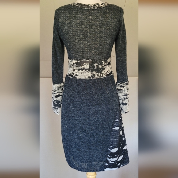 Unique Forla Paris Distressed Dress | Size S |French Design - Picture 6 of 7